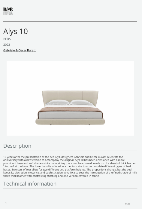 Download Technical Information Alys10 EN