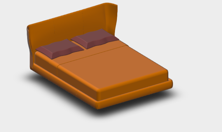Download dwg CAD model Alys10 Bed LAL153F