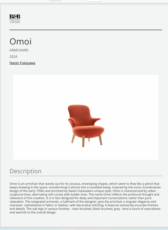 Download Technical Information Armchair EN 