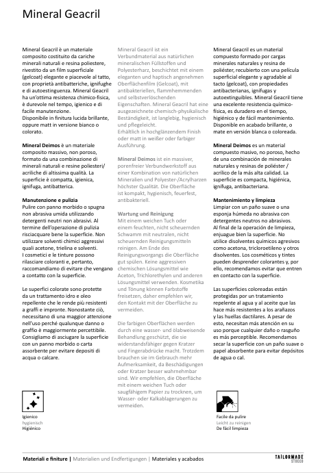 Download Technical Information Mineral Geacril P51 P53 IT-DE-ES