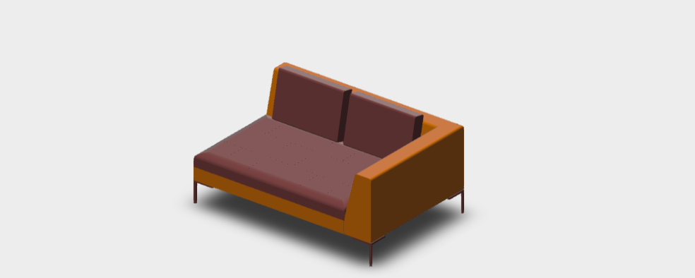 Download dwg CAD model Charles Large Carré CHL158D Q