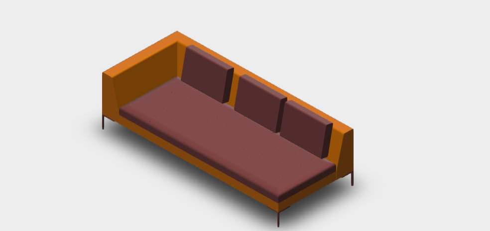 Download BIM ifc model Charles Large Carré CHL247S 1Q