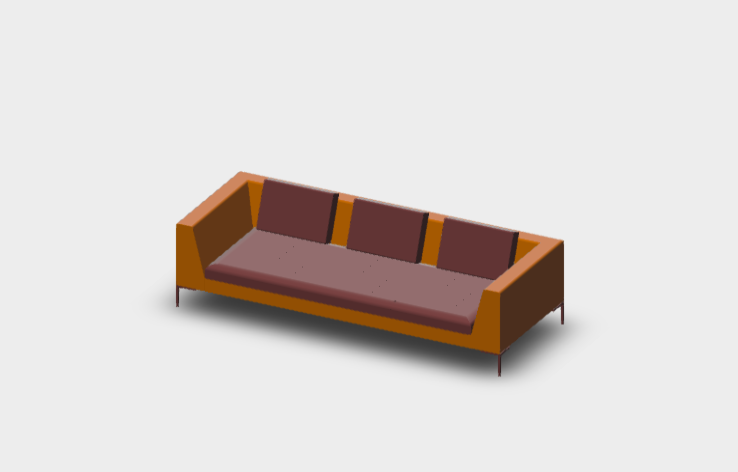 Download sketchup model Charles Large Carré CHL270 1Q