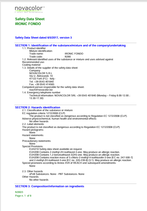 Download Technical Information Ironic 2 