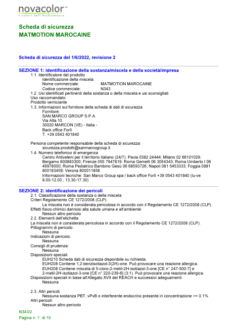 Doenload technical data sheet Matmotion Marocaine