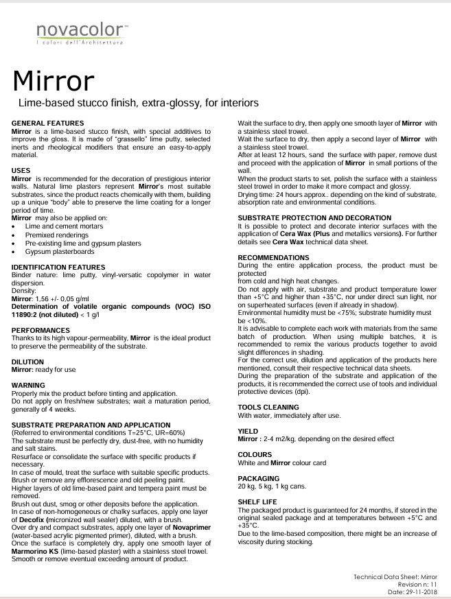 Download Technical Information Mirror 2 