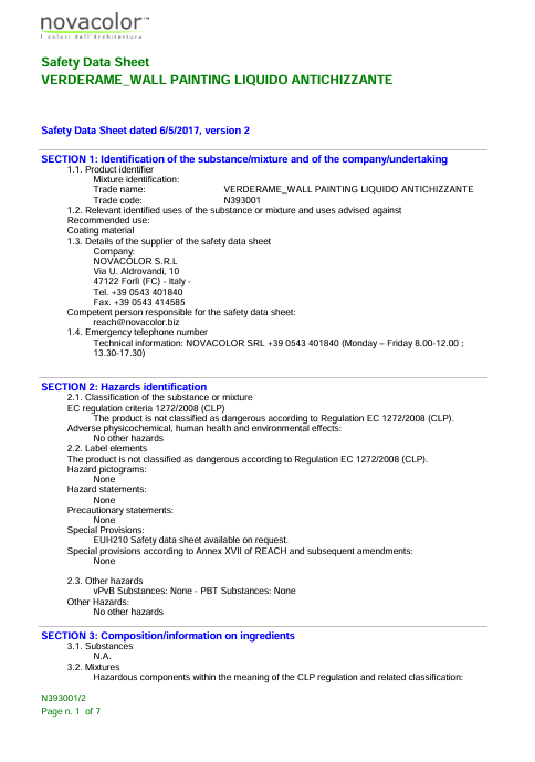 Download Verderame Safety Data Sheet EN 2 