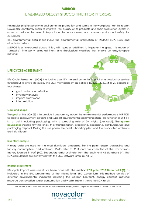 Download Technical Information Mirror Environmental
