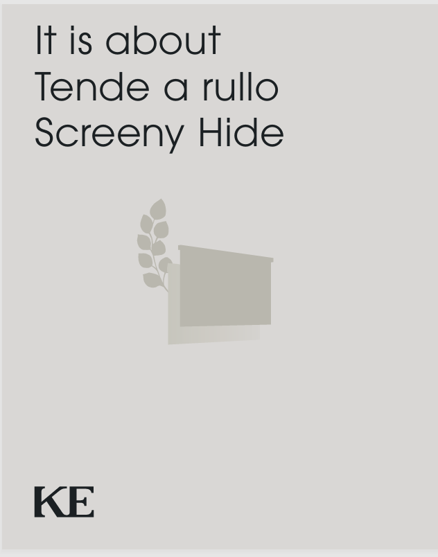 Download Depliant KE Tende a Rullo Screeny Hide 2025 IT-ES-FR-EN