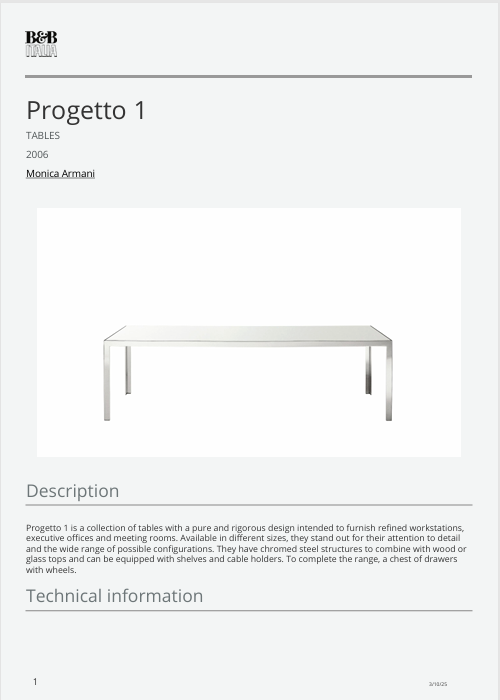 Download technical Information EN Progetto1