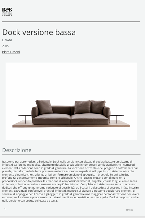 Download Technical Information Dock Low IT b&B