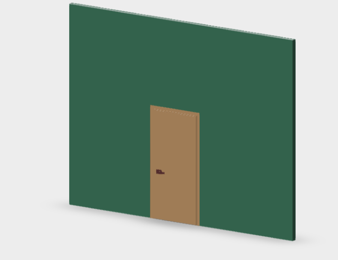 Download dwg CAD model Adela swing door light Henryglass