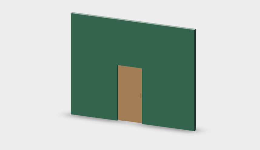Download BIM ifc model Adela pivot single lateral door 