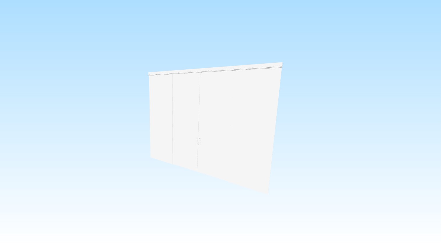 Download sketchup model Vitra horizontal ceiling 2 sliding tracks