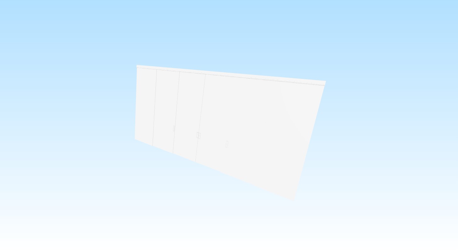 Download sketchup model Vitra horizontal ceiling 3 sliding tracks