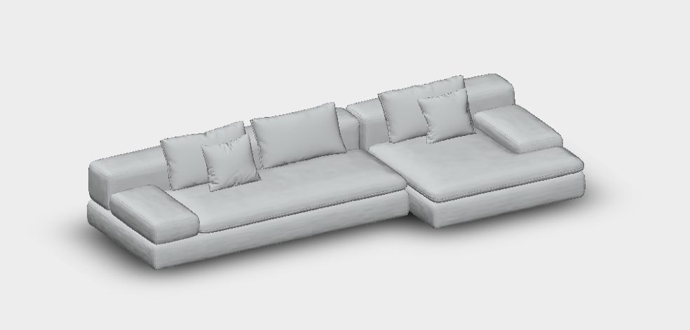 Download dwg CAD model Rufus 140 chl Dx MilanoBedding