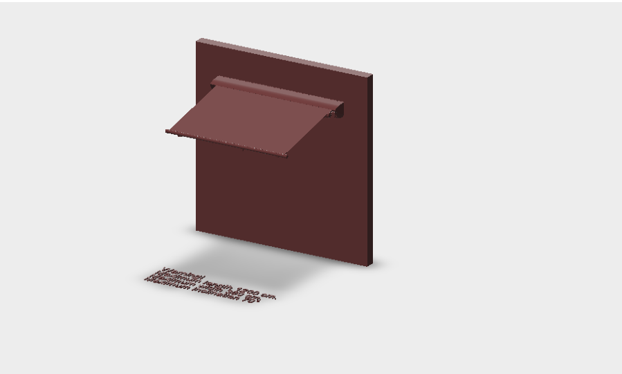 Download dwg CAD model Quad roof 185X243