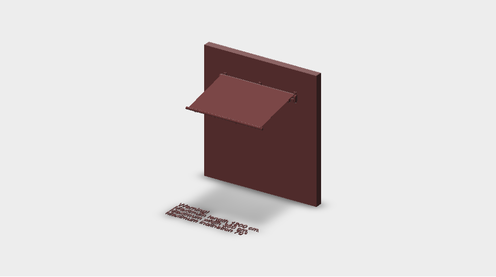 Download dwg CAD model Quad wall 160X218 