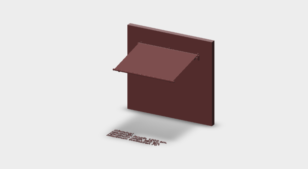 Download BIM ifc model Quad wall 210X268
