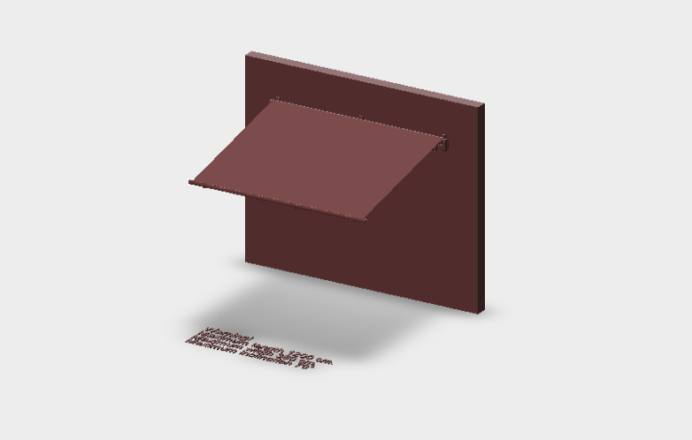 Download dwg CAD model quad wall 260X318