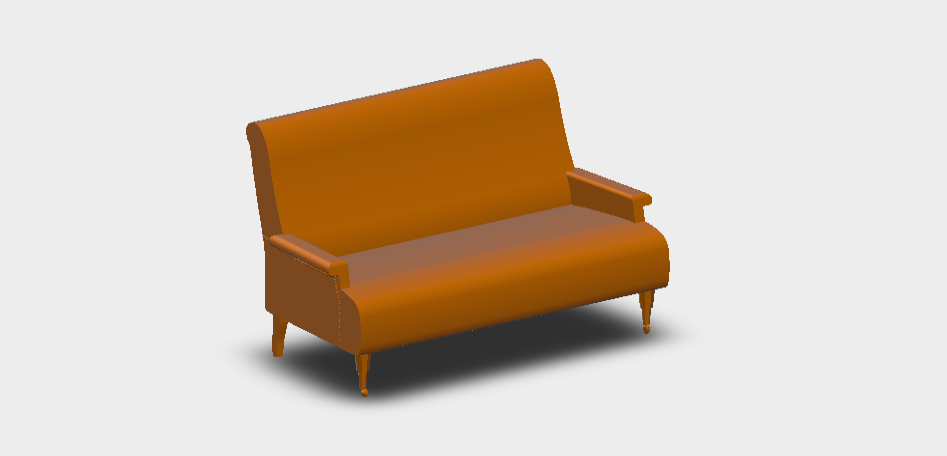 Download BIM ifc model ABCD D AB2 Sofa Azucena 