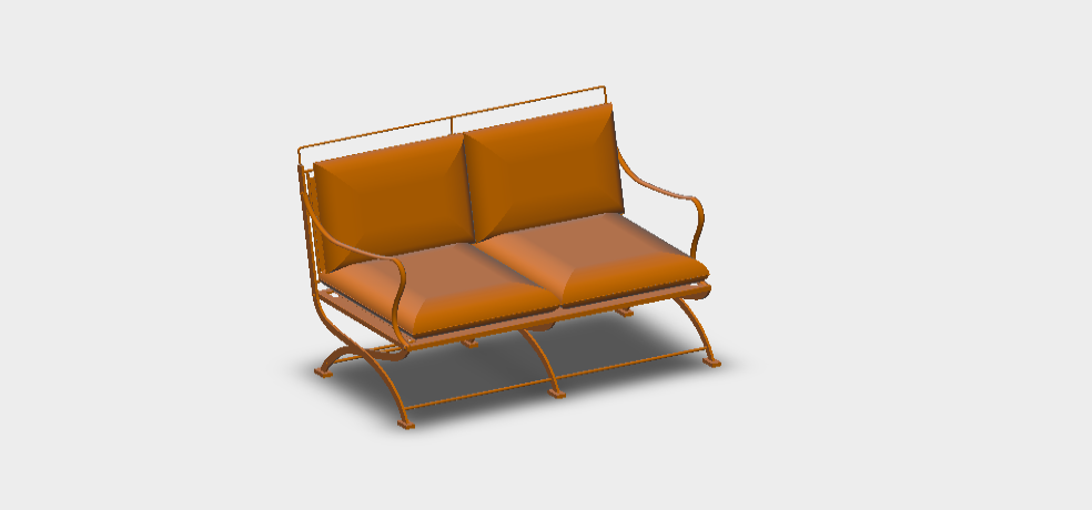 Download BIM ifc model Nonaro Sofa D ON2 