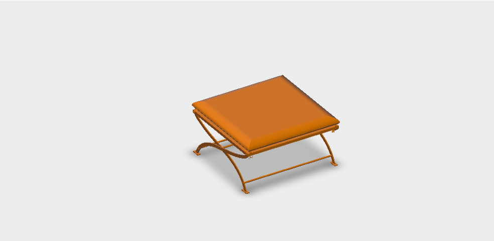 Download dwg CAD model Nonaro Stool D ON9