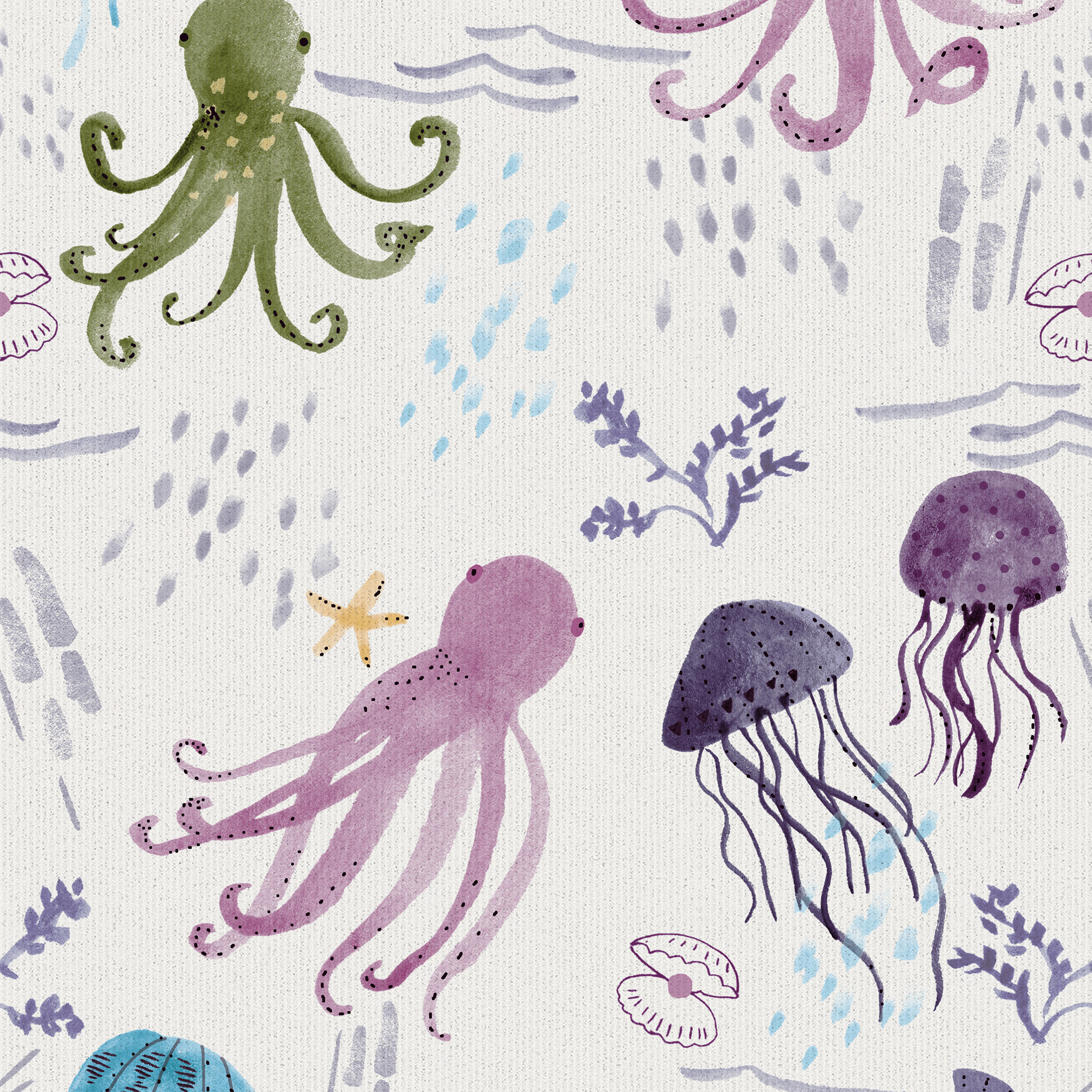 Download 3D Texture Jellyfish FS23BAMJ01A Foliae