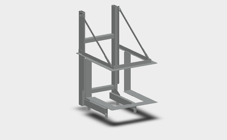 Download dwg CAD model Uka 56-50-56-52h ram 8stranny 