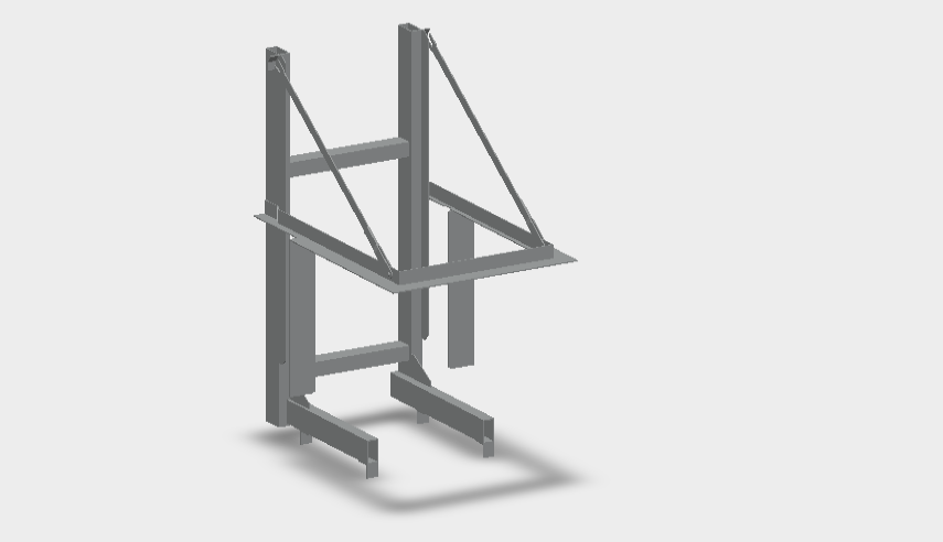 Download dwg CAD model Uka 56-50-56-52h ram 5stranny