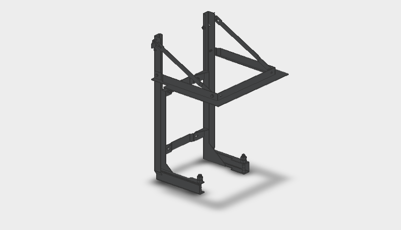 Download dwg CAD model Anbaurahmen 35-45-35-50 70 mm