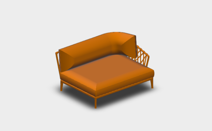 Download sketchup model Modular Sofa CE150D B&B