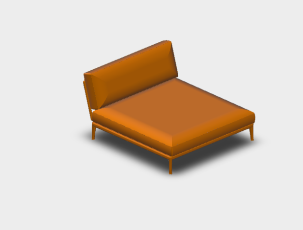 Download dwg CAD model Modular Sofa CE150L B&B
