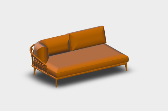 Download sketchup model Modular Sofa CE210S B&B 