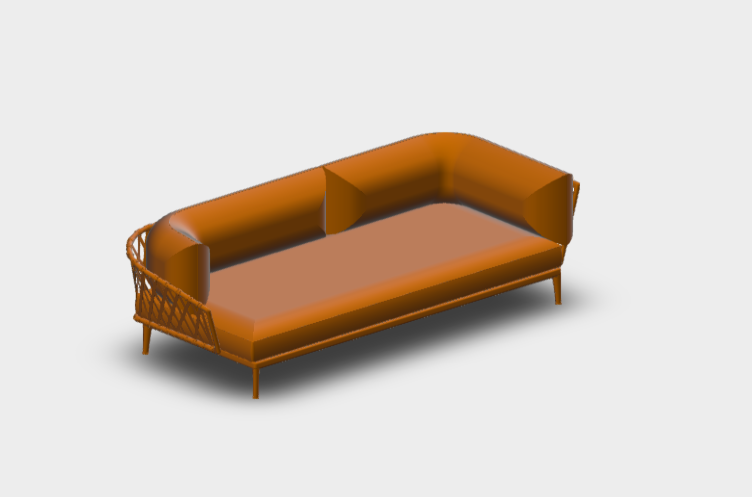 Download sketchup model Modular Sofa CE264TAS B&B