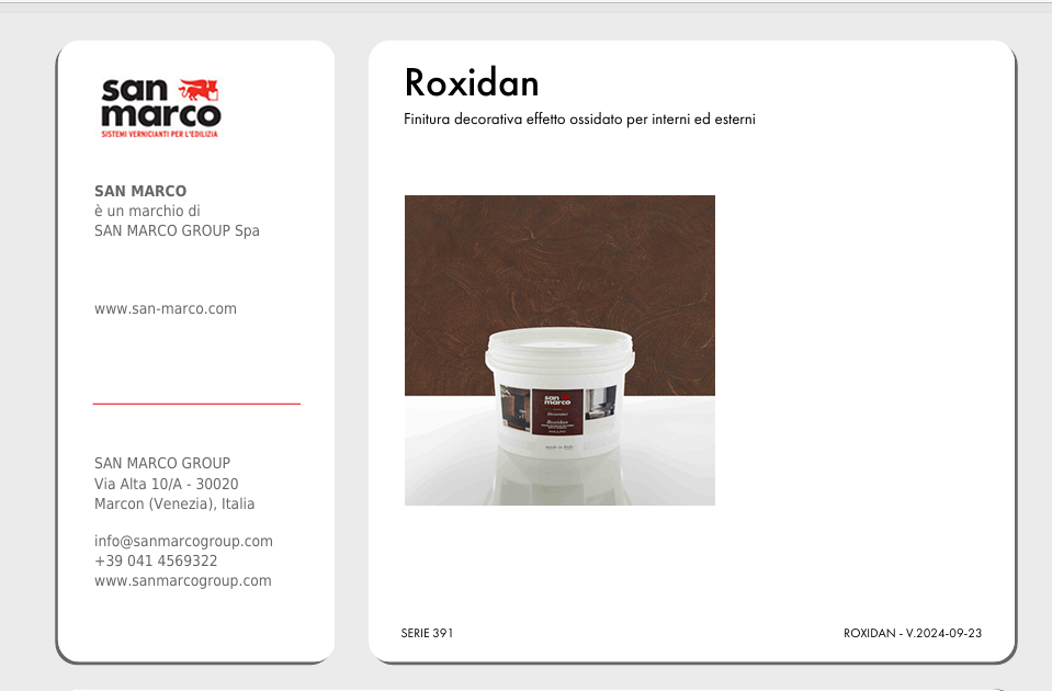 Download Technical Information Roxidan Colorifici San Marco