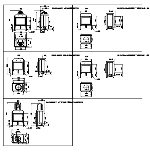 Download dwg CAD model Haka 63-51t Hinged Gover