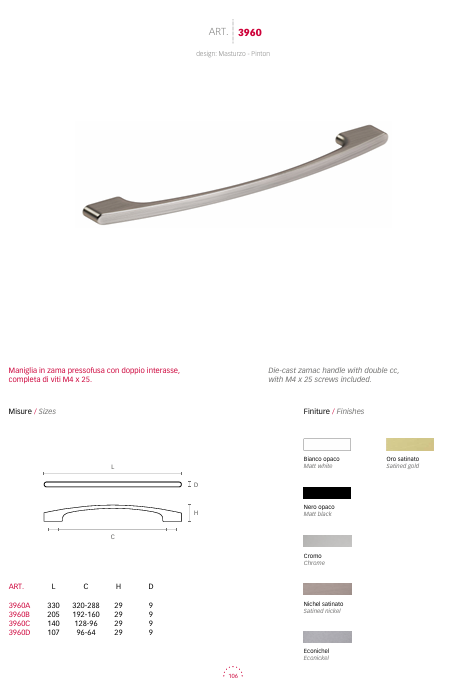 Download Technical Information 3960 Handle Mital 