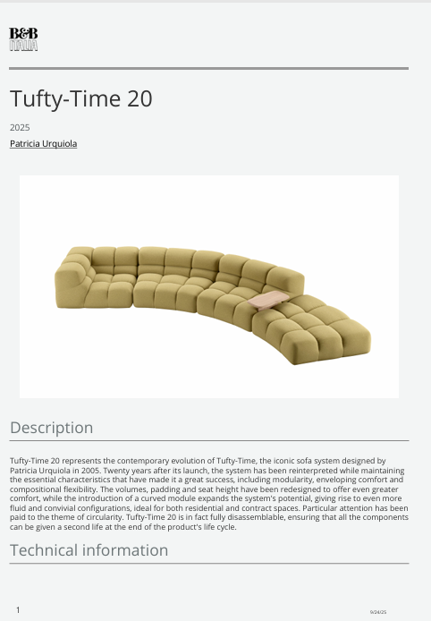 Download Technical Information Tufty time 20 EN 