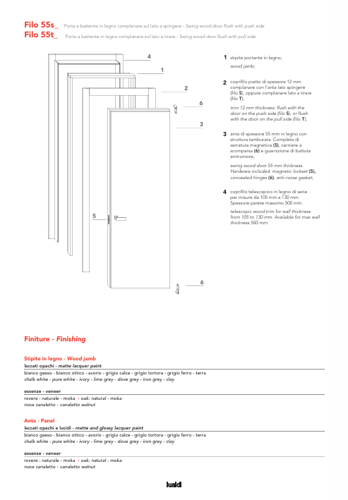 Download Technical Information Filo55st Lualdi
