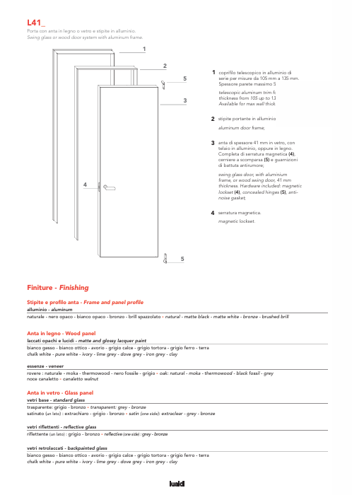 Download Technical Information L41 Lualdi 
