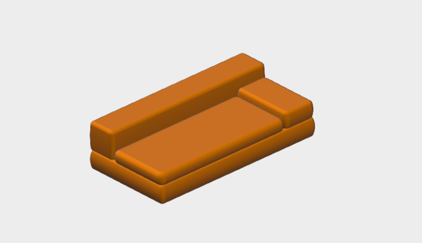 Download BIM model rfa Rufus 215 Dx MilanoBedding