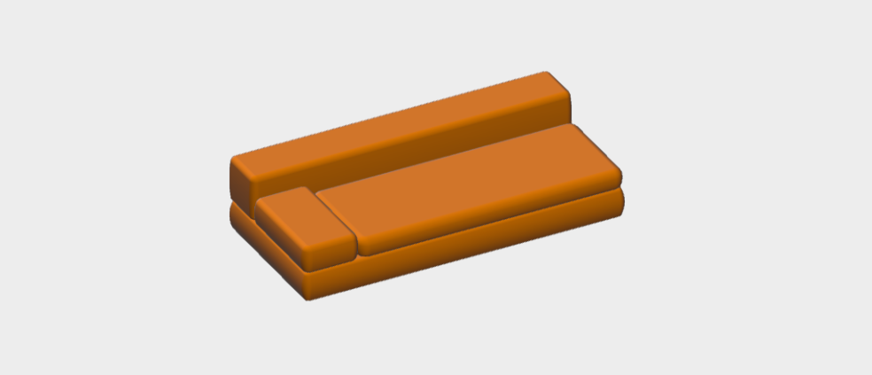 Download BIM ifc model Rufus 235Sx Milano Bedding