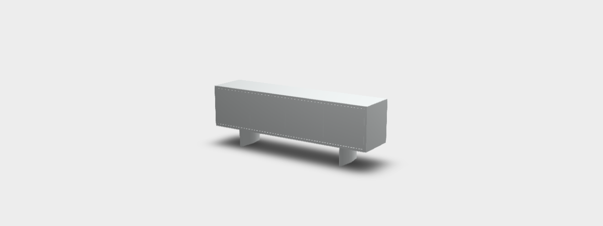 Download fbx model Rewood Sideboard Riva1920