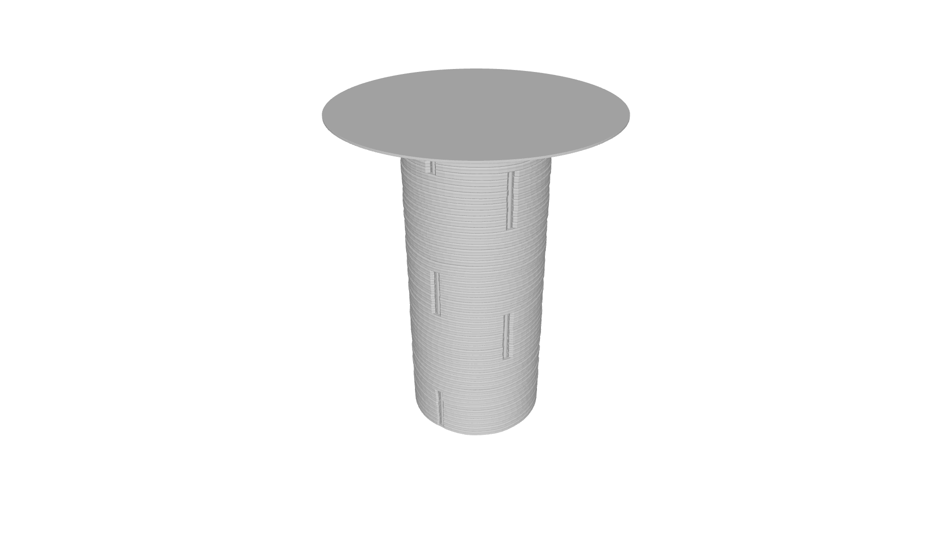 Download 3ds model Gianna Cylindrical Coffee Table Central Steam 257t06 