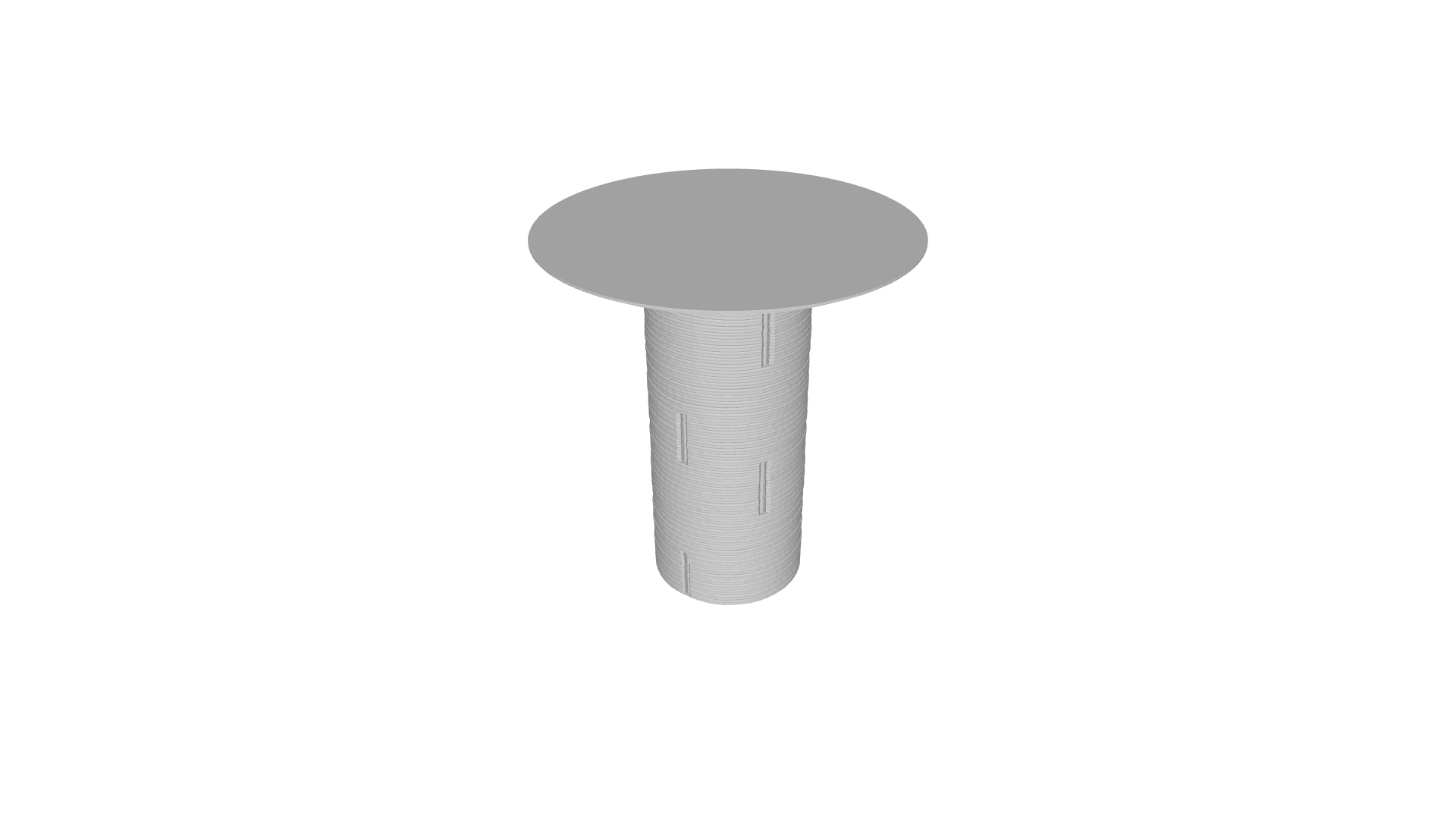 Download 3DS model Gianna Cylindrical Coffee Table Central Steam 257t07