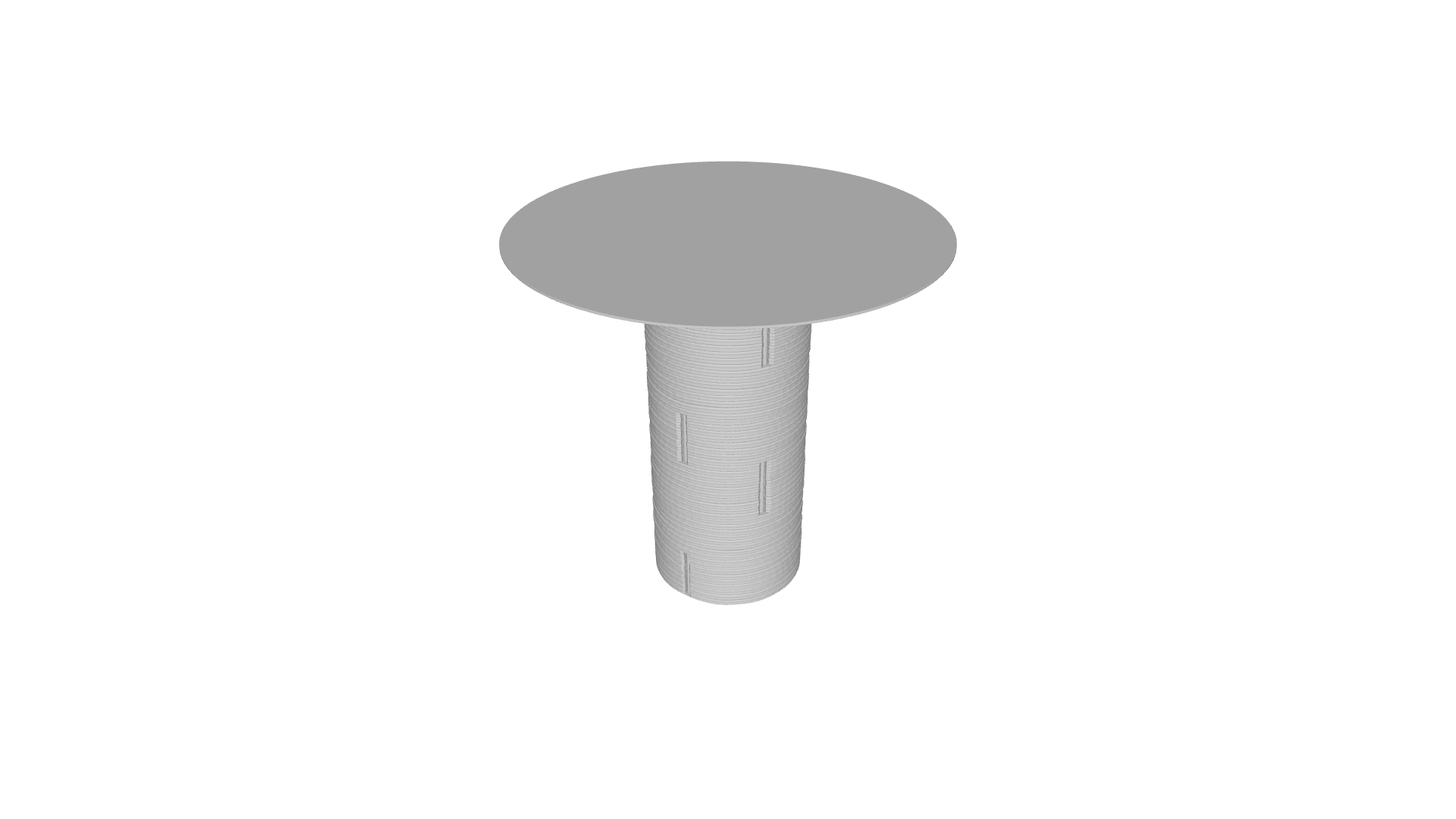 Download 3DS model Gianna  Cylindrical Coffee Table Central Steam 257t08