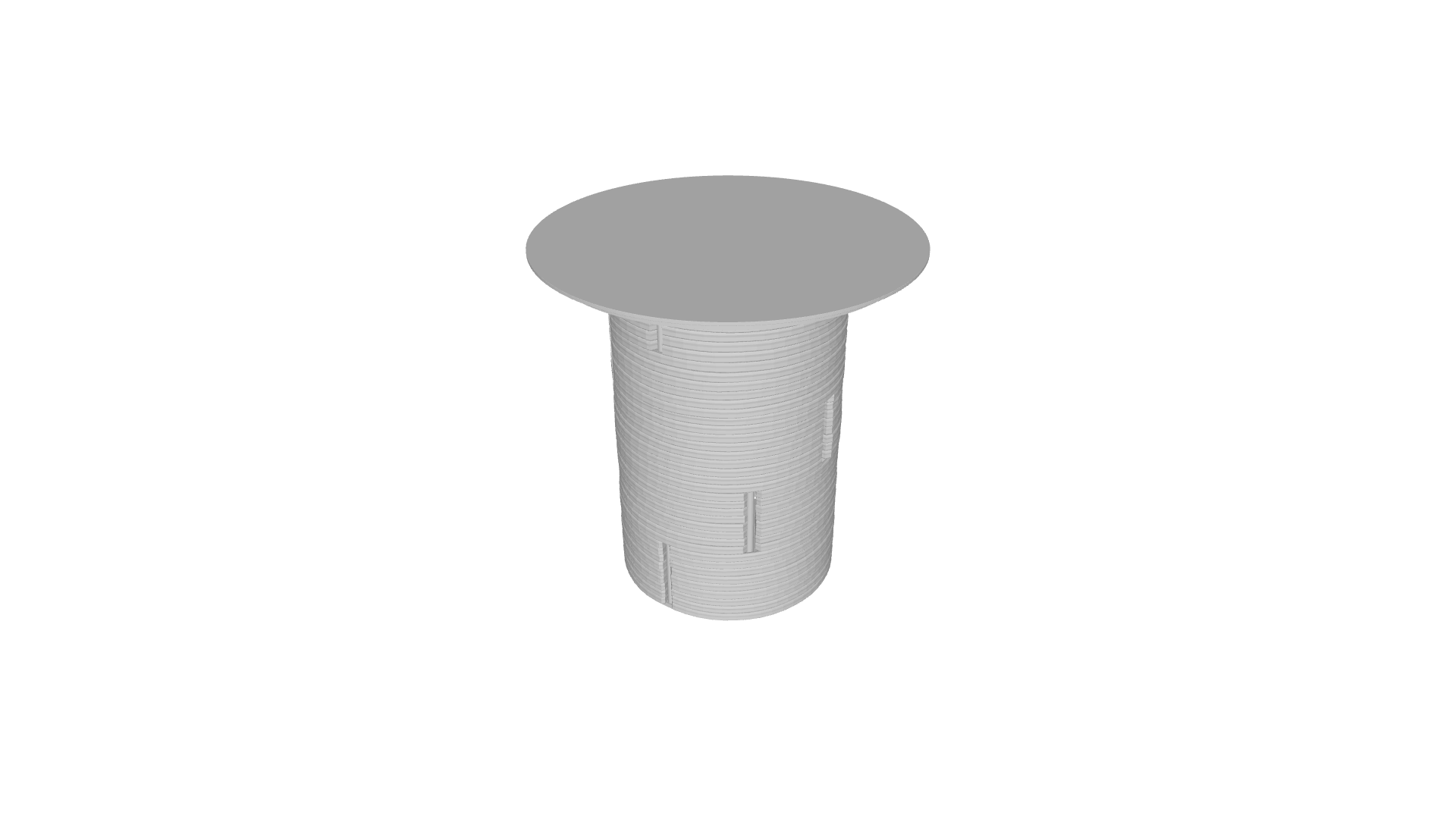 Download 3DS model Gianna Cylindrical Low Coffee Table 25778