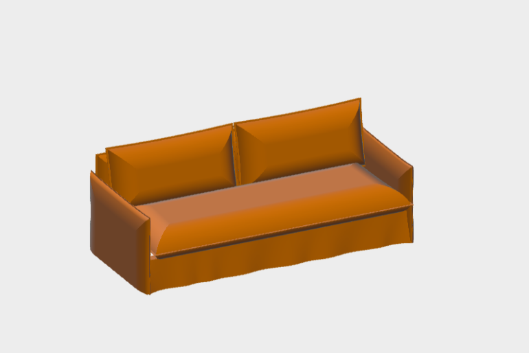 Download BIM model rfa Clarke 18 220 Milano Bedding