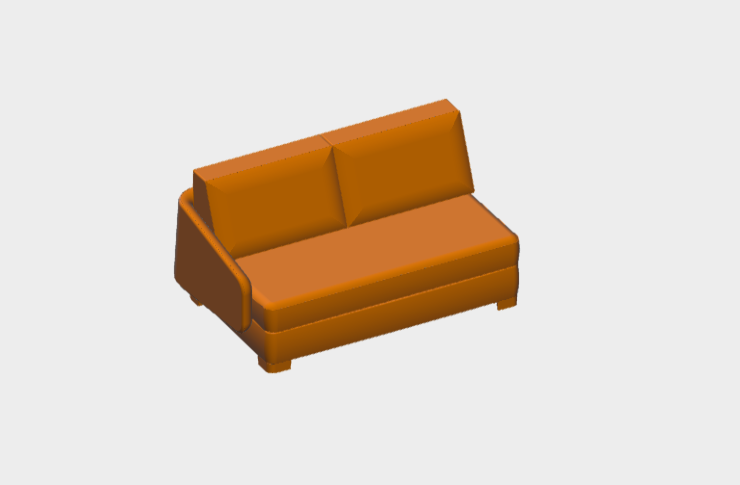 Download BIM ifc Model Vivien 160 Sx MilanoBedding